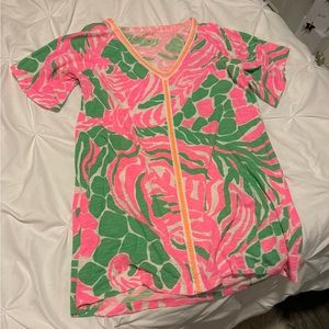 Lilly Pulitzer Bonita Cover Up Sneaky Tiki